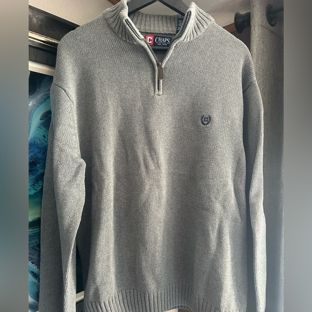 Chaps Grey Sweater